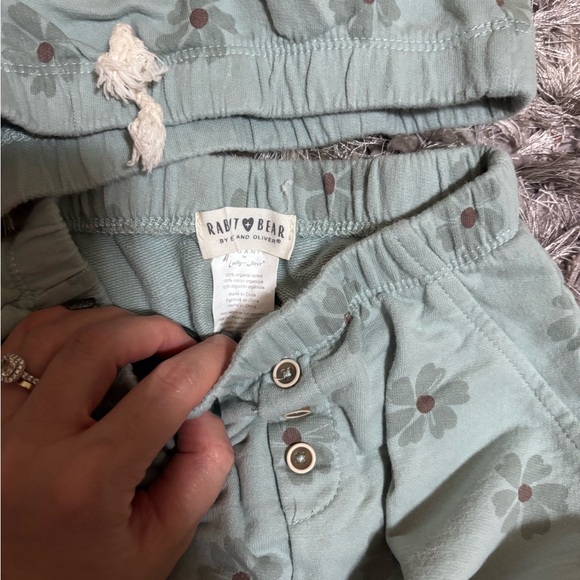 Rabbit + Bear organic cotton Floral Print Baby Outfit 24 months - Picture 3 of 4